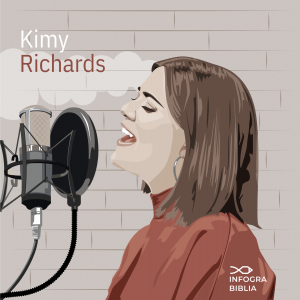 Ilustración retrato de Kimy Richards